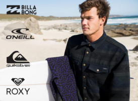 Billabong, O’Neill, Quiksilver & Roxy