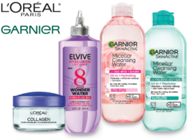 L’Oreal and Garnier Hair Color